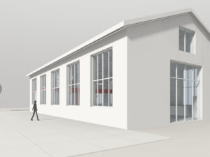 Vista ad altezza d'occhio — Loft in una ex officina