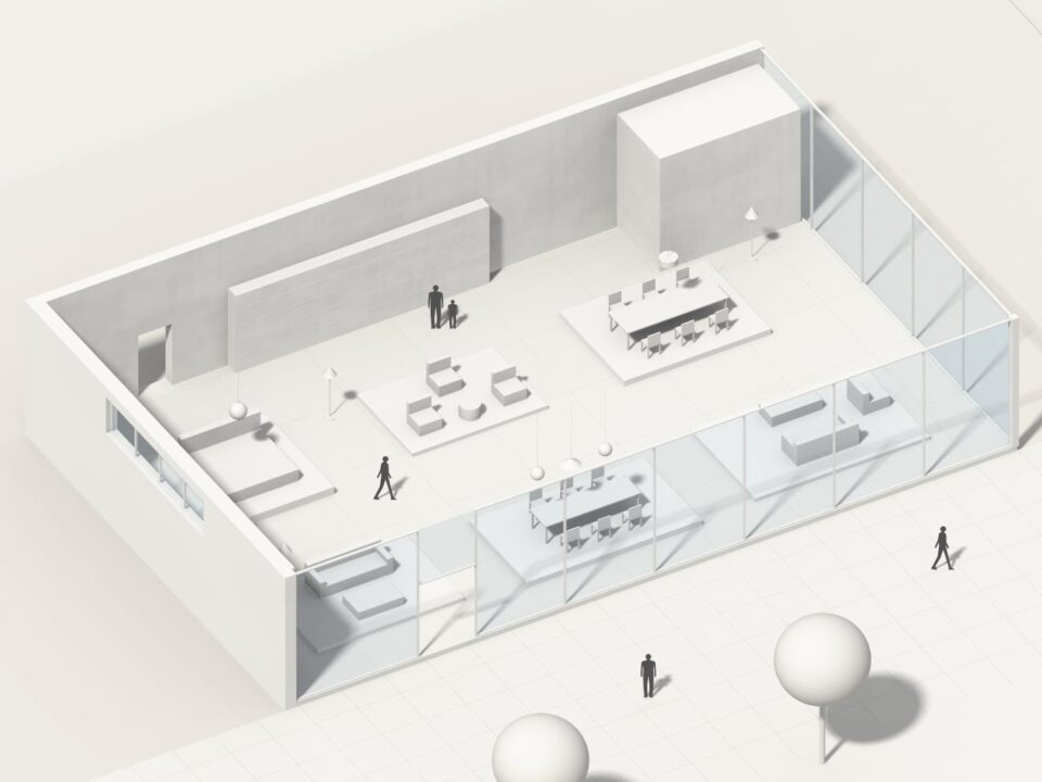 Assonometria — Showroom di arredo